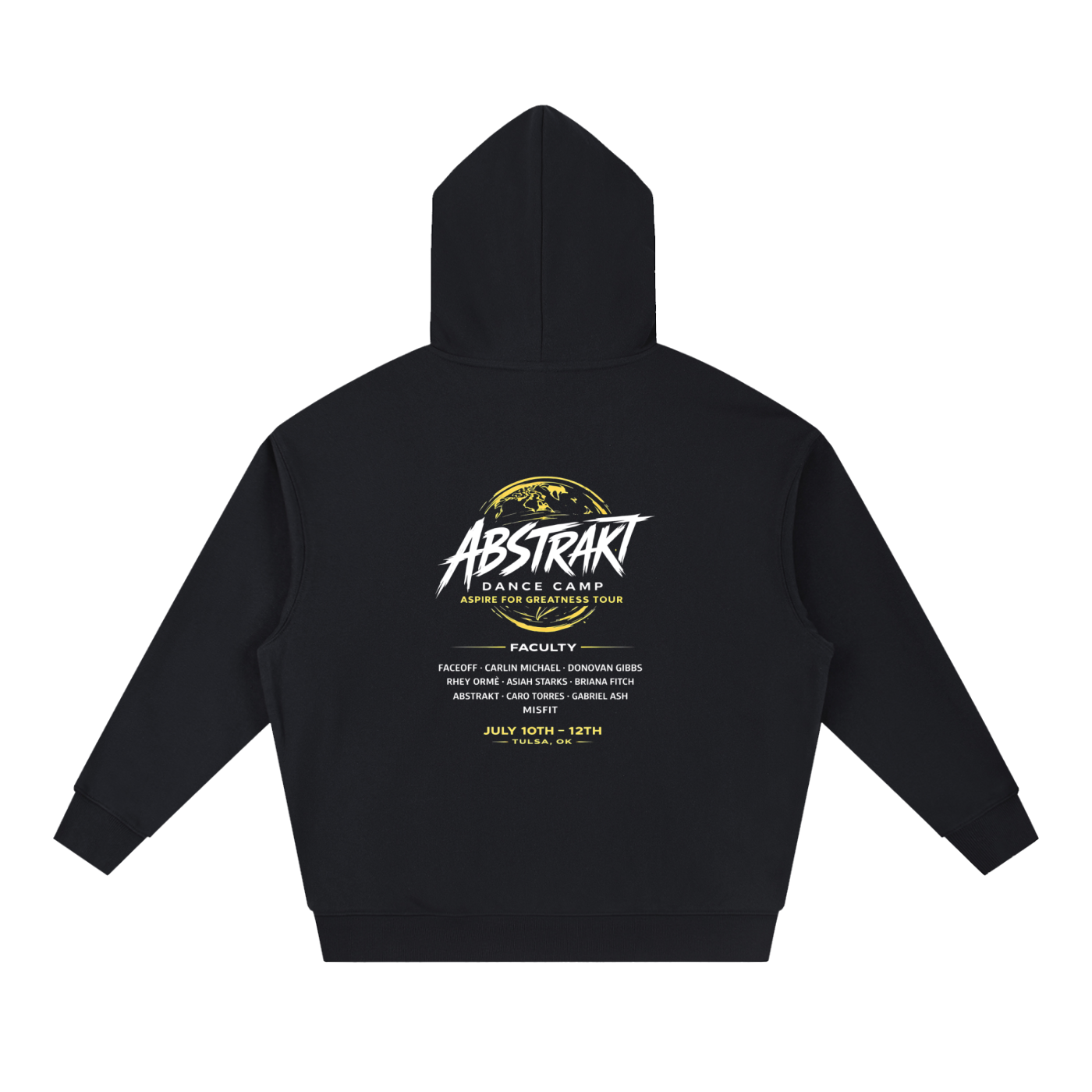 Abstrakt Dance Camp Boxy Heavyweight Drop-Shoulder Hoodie