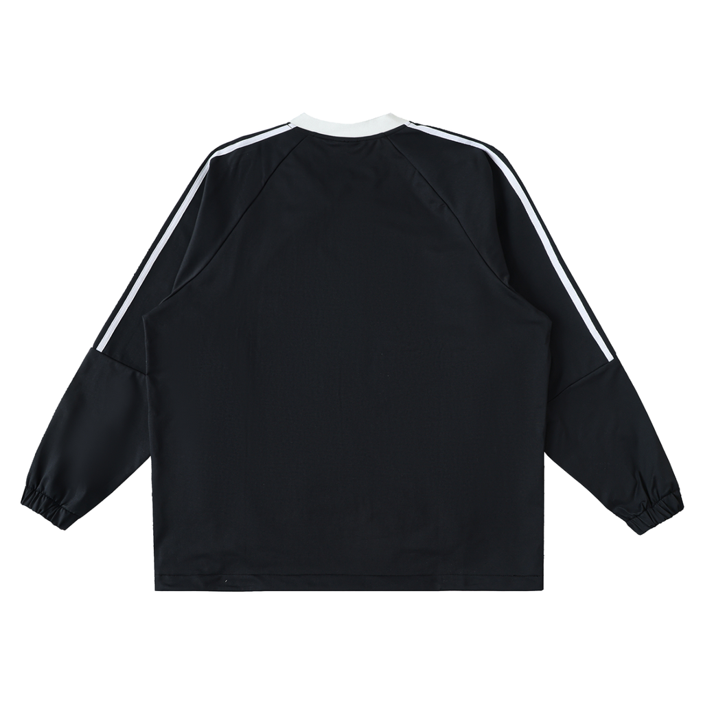 Abstrakt V-Neck Long-Sleeve T-Shirt