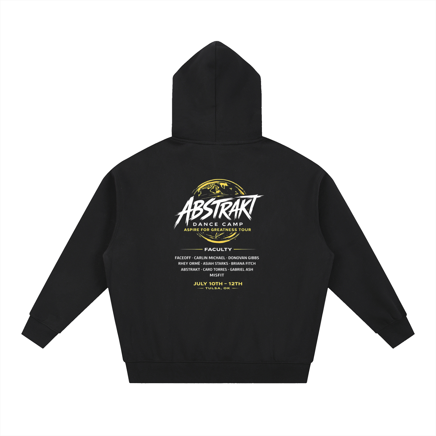 Abstrakt Dance Camp Oversized Fleece Boxy Hoodie