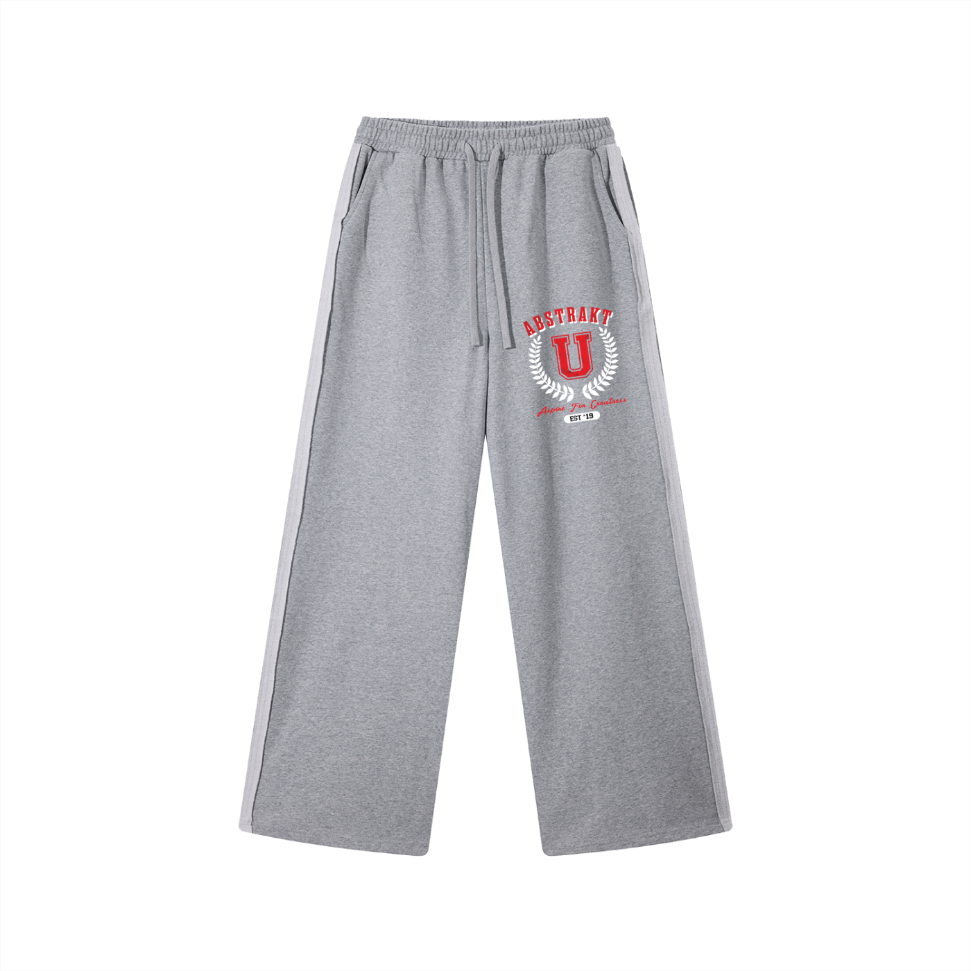 Abstrakt U Straight-Leg Sweatpants