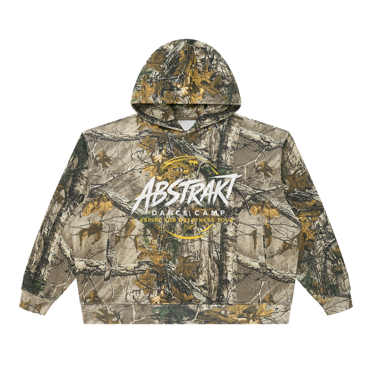 Unisex Waffle Tree Camo Boxy Hoodie
