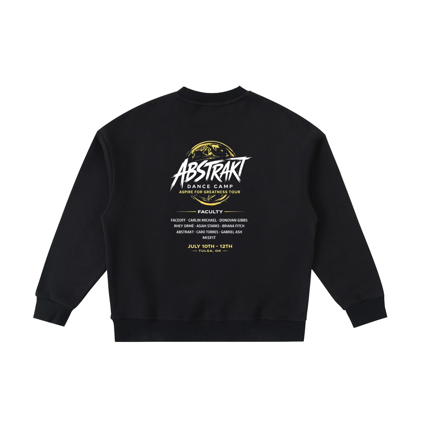 Kids Abstrakt Dance Camp Crewneck Sweatshirt
